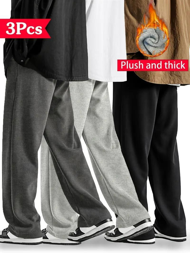 Premium Men's Fleece Track Pant Combo of 3