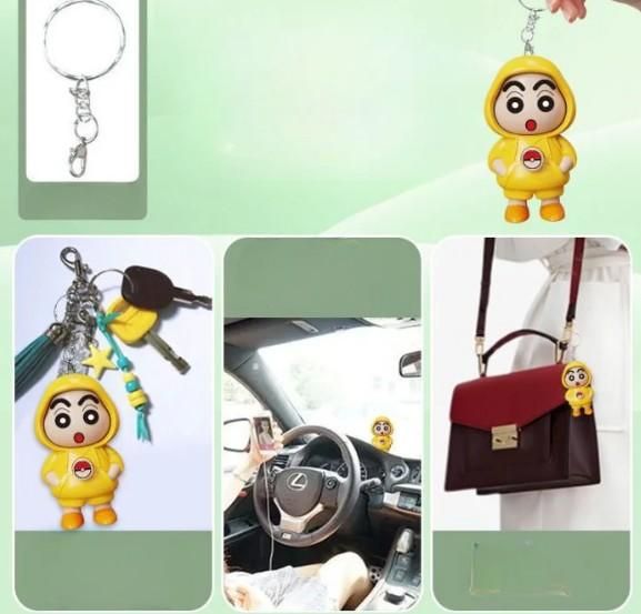 Premium Shinchan Face Chaning Keychain