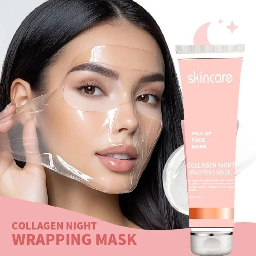 Premium Collagen Night Wrapping Peel Off Mask Pack of 2