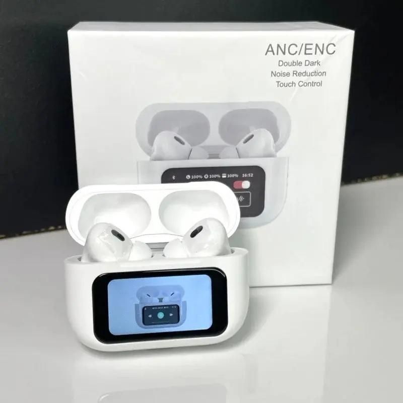 Premium Smart Wireless Earbuds with LCD Touch Screen