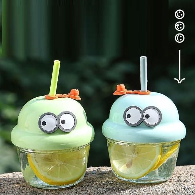 Premium Cartoon Glass Cup 210 ml