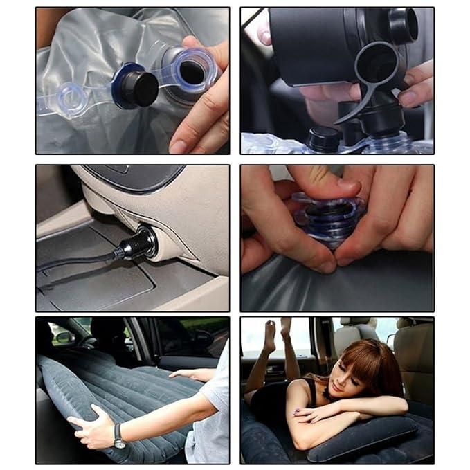 Premium Car Travel Bed Mattress with 2 Air Pillows