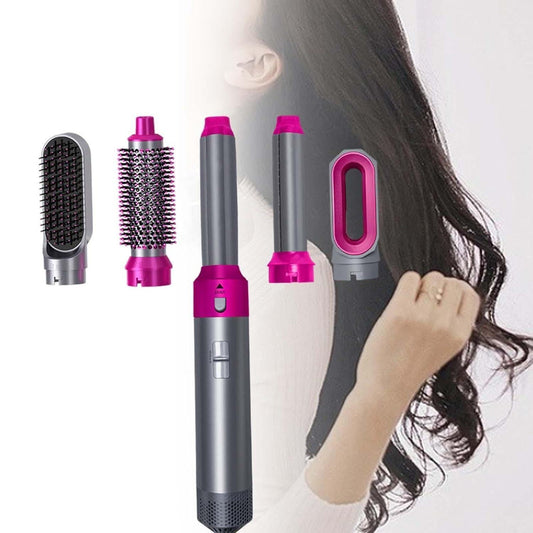 Premium Muti-Functional 5 IN 1 Hair Styling Tool Detachable Hot Air Brush Hair Dryer with Comb