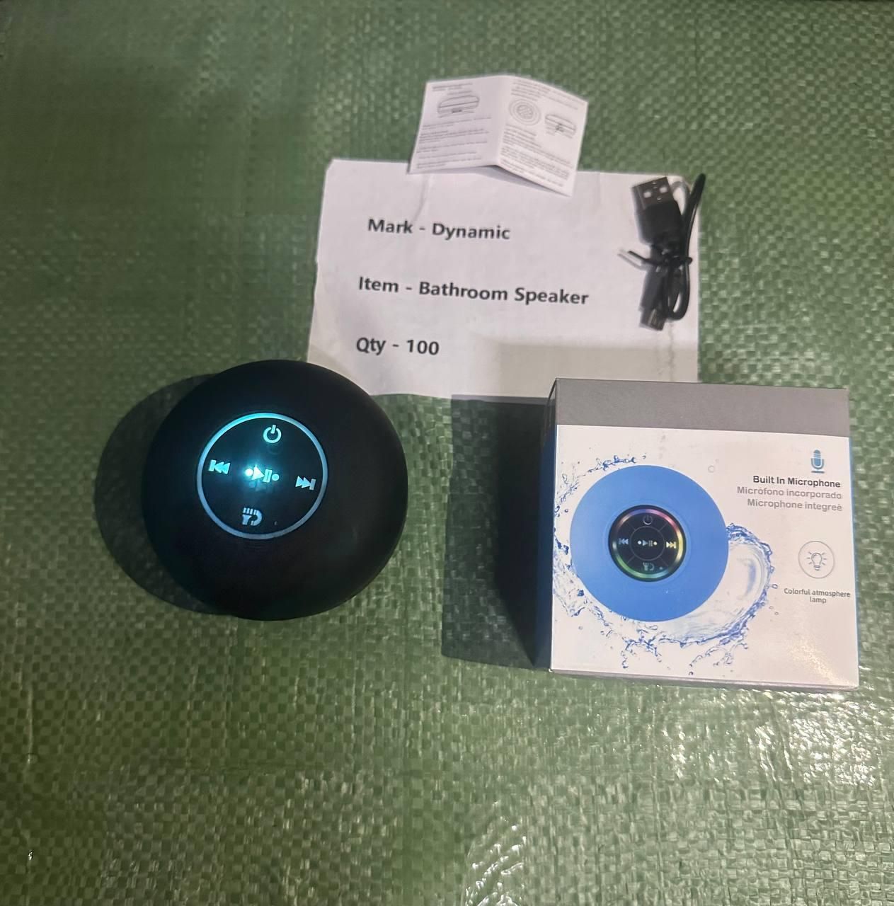 Premium Large Suction Cup Waterproof Bluetooth Speaker