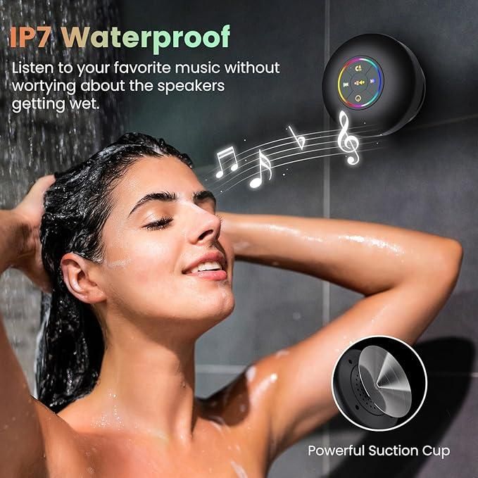 Premium Large Suction Cup Waterproof Bluetooth Speaker
