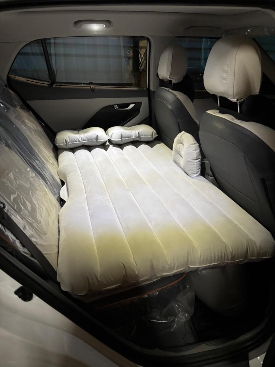 Premium Car Travel Bed Mattress with 2 Air Pillows