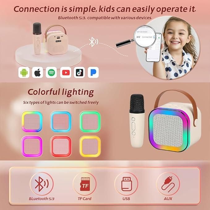 Premium Bluetooth Karaoke Speaker with Microphone