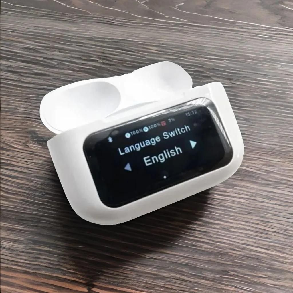 Premium Smart Wireless Earbuds with LCD Touch Screen