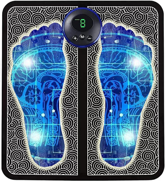 Premium Vibrating Bubble Electric Ems Foot Massager Pad