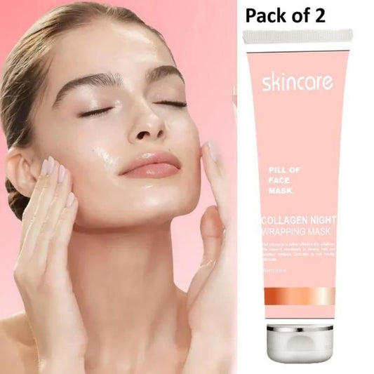 Premium Collagen Night Wrapping Peel Off Mask Pack of 2