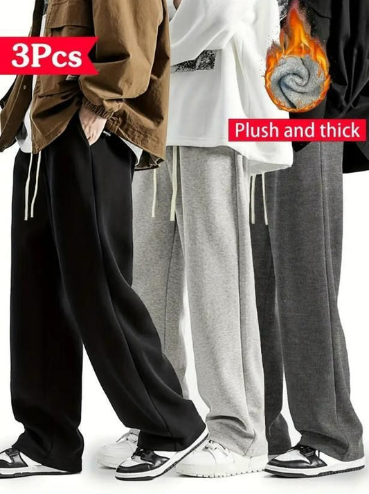 Premium Men's Fleece Track Pant Combo of 3