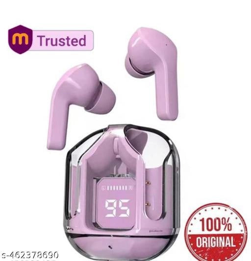 Premium Wireless Bluetooth Earbuds With Charging Case (Purple)
